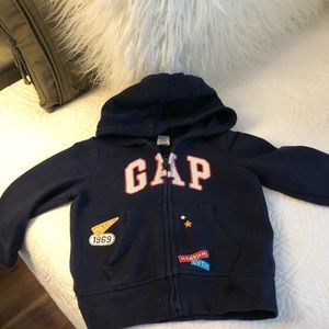Gap toddlers boy zipper hoodie